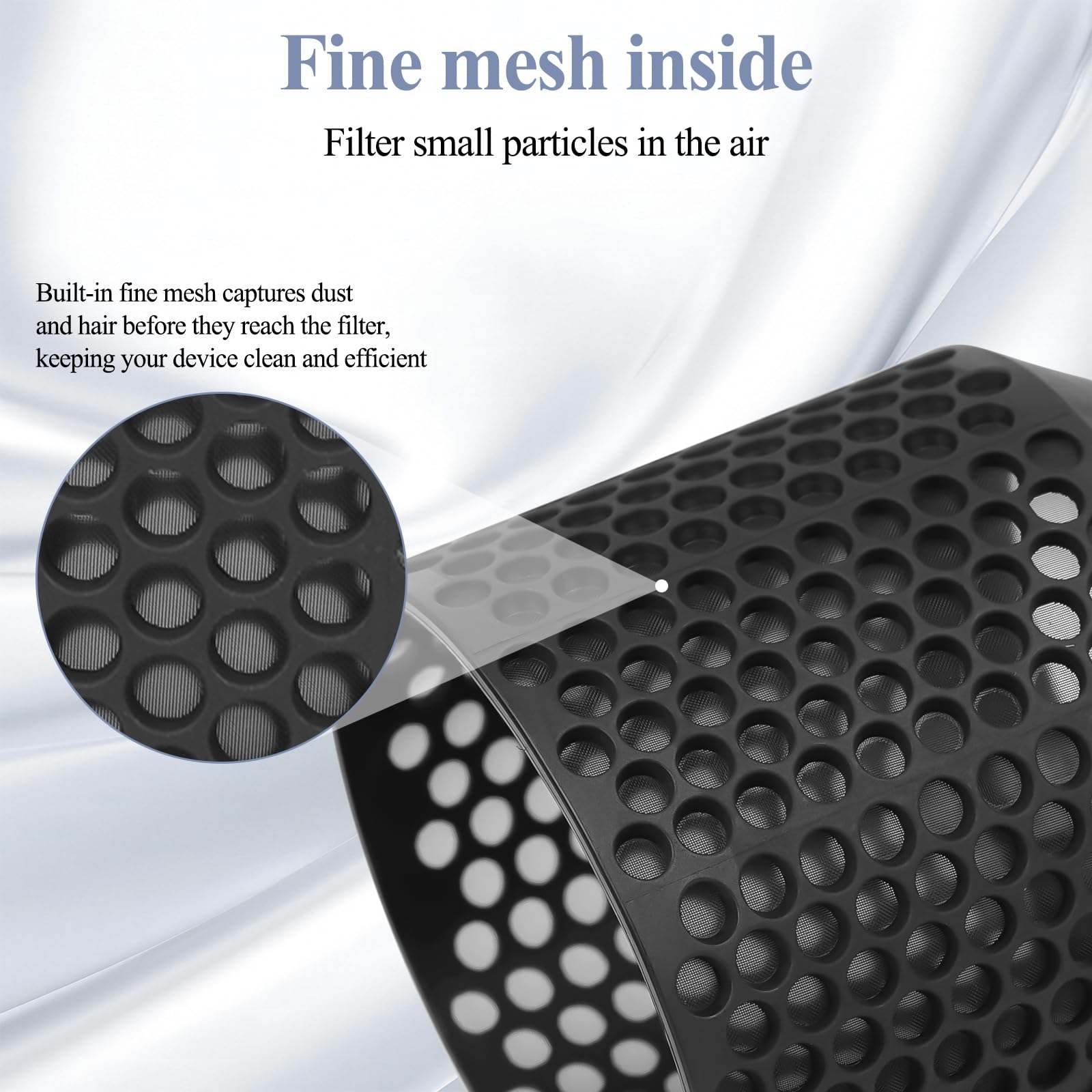 ZEPHBLOW filter cage maintains steady airflow for consistent styling results
