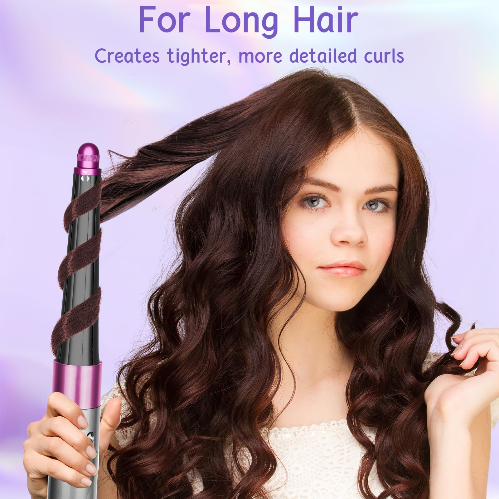ZEPHBLOW rose conical barrel providing smooth finish and shine for styled hair.