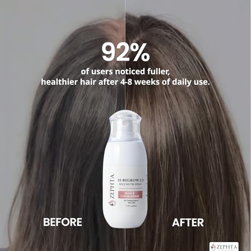 Zephta H-Regrow packaging close-up communicates clean, plant-based hair growth support.