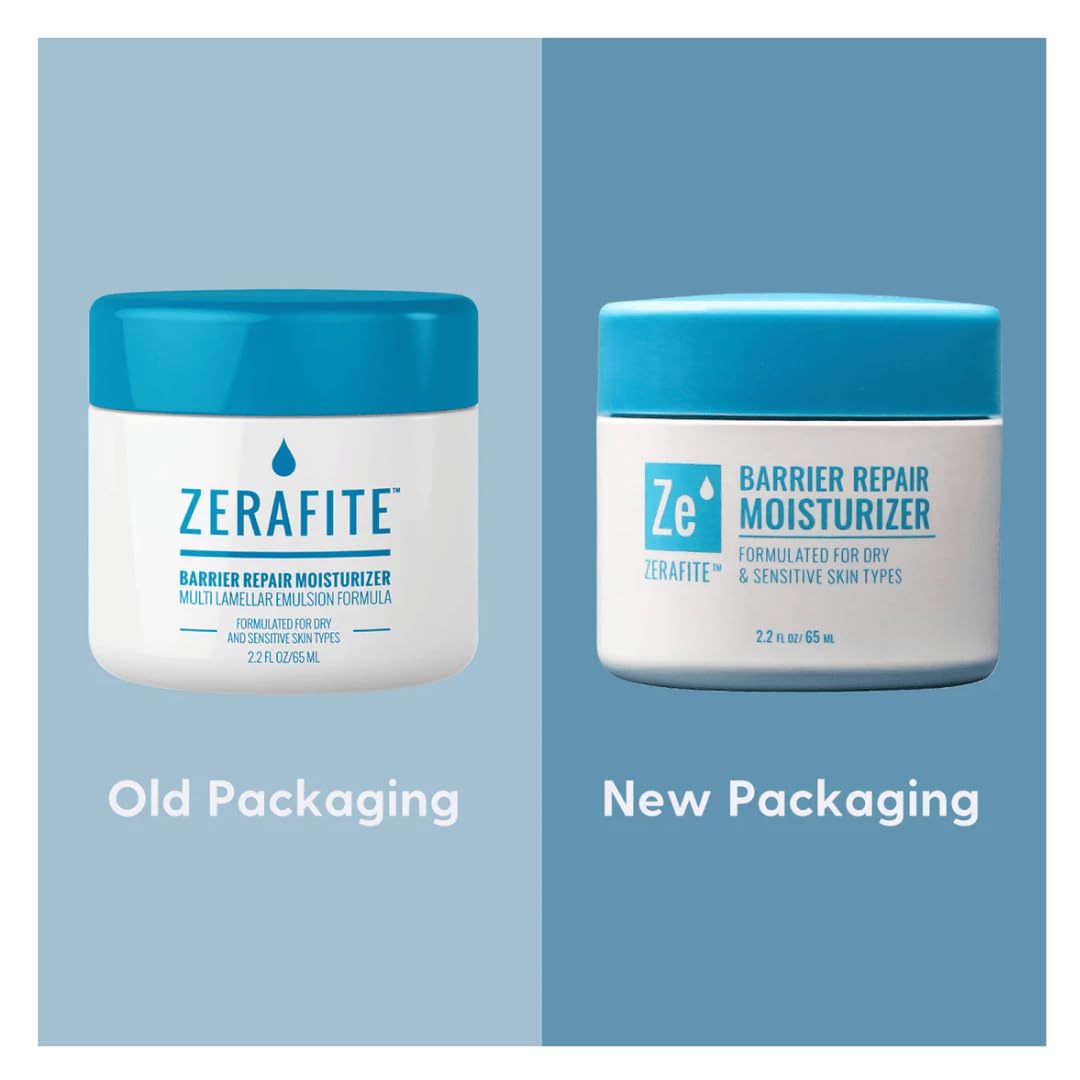 ZERAFITE Barrier Repair ceramides panel highlights essential moisture-supporting ingredients