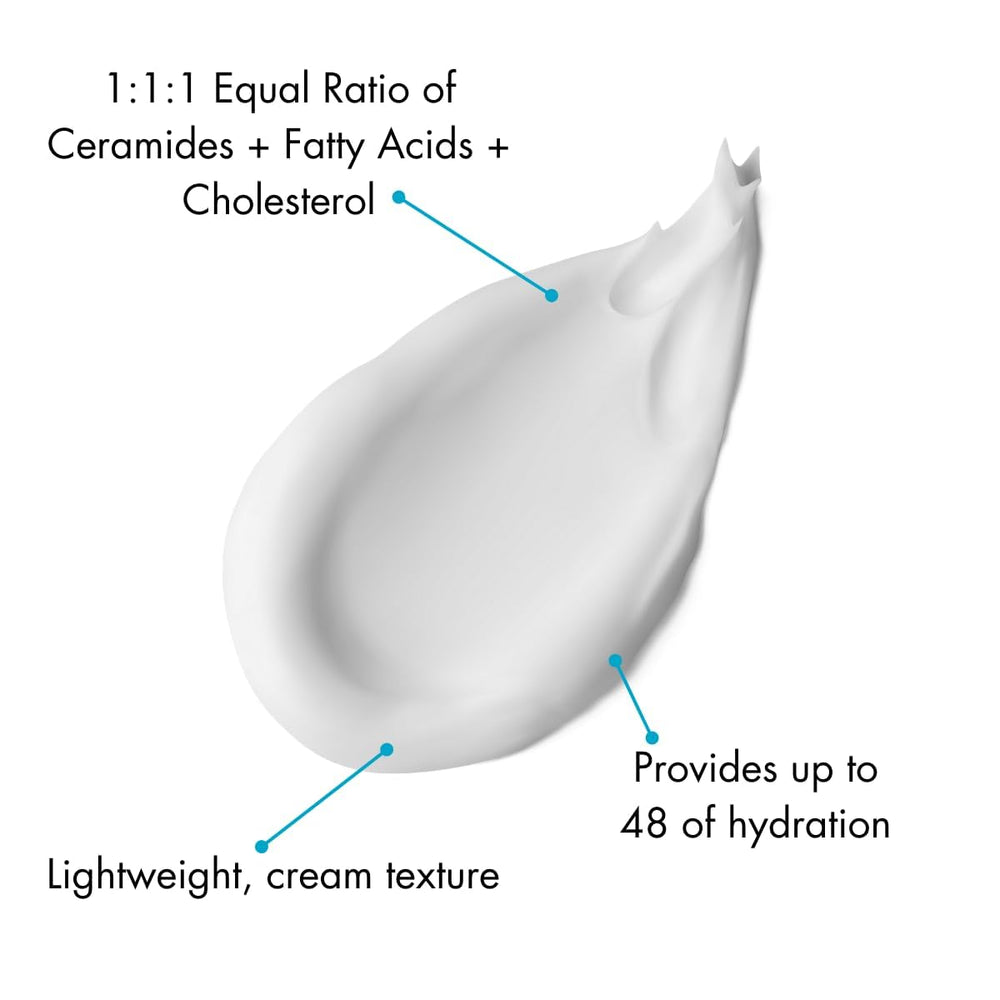 ZERAFITE Barrier Repair label detail highlights fragrance-free formula for sensitive skin