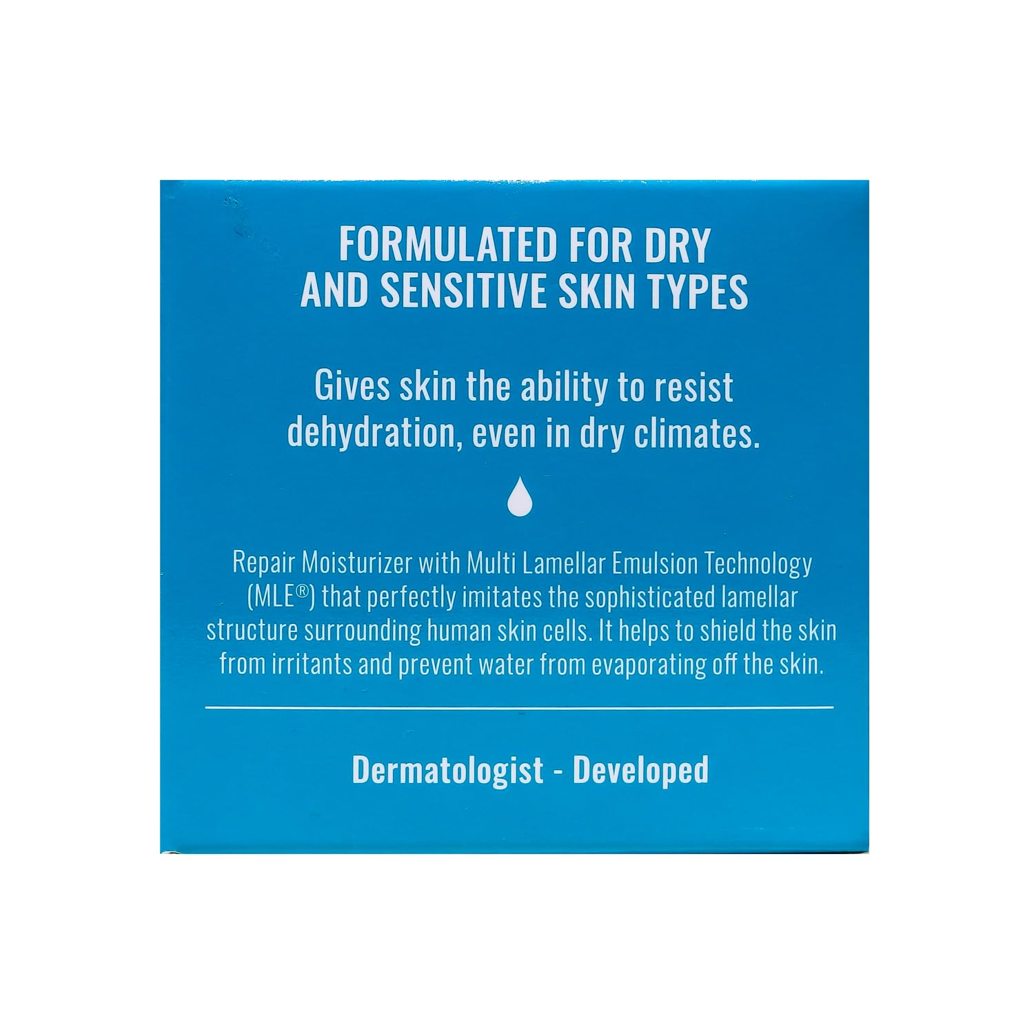 ZERAFITE Barrier Repair non-greasy finish image showcases matte skin feel