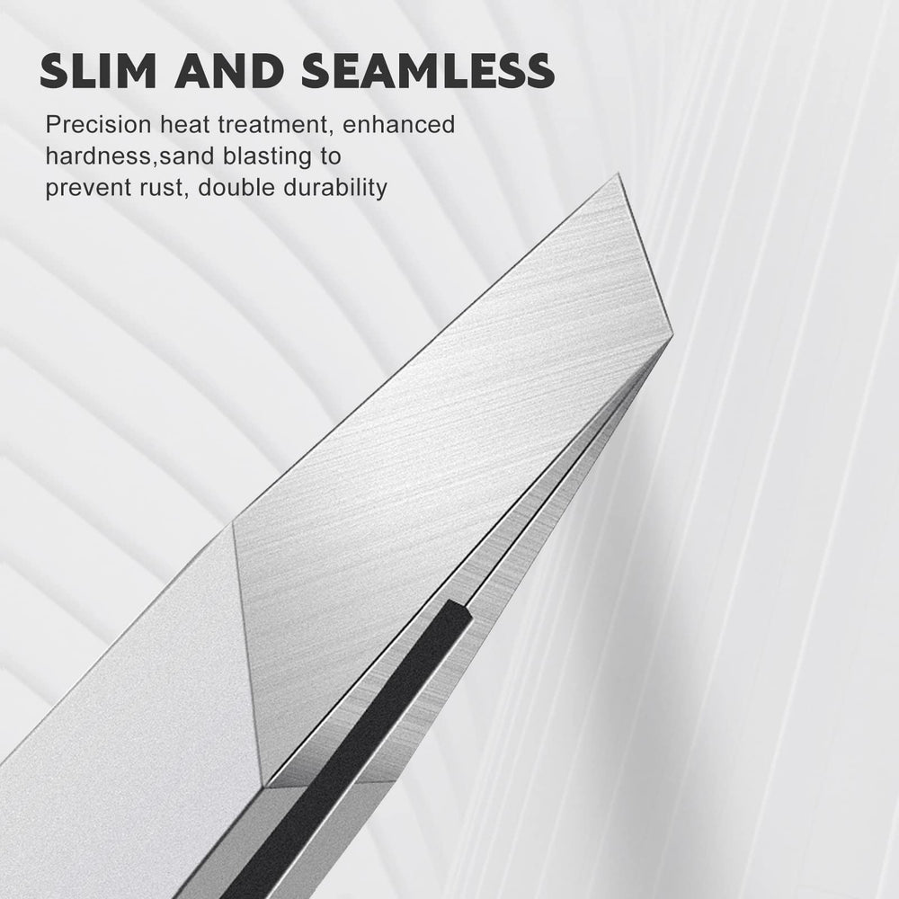 ZERNBER tip protection device keeps tweezers aligned between uses.
