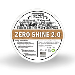 Zero Shine Jar SMP Matte 2.0 packshot shows a shine-free scalp solution.