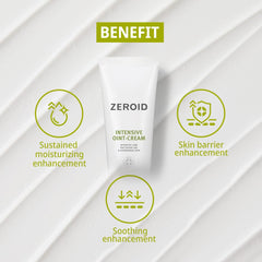 ZEROID Intensive Oint-Cream cocoa-shea ingredients highlight deep nourishment and barrier support