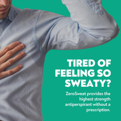 ZeroSweat application in morning routine for dry underarms