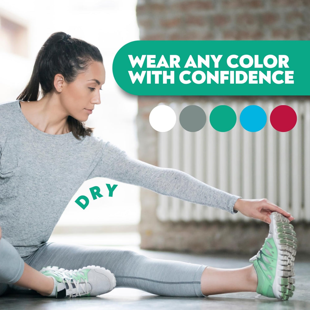 ZeroSweat application underarm demonstrates quick, discreet protection during daily activities.