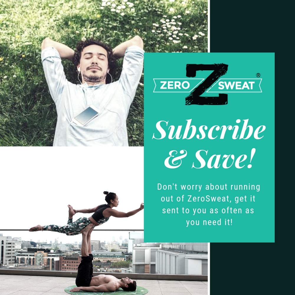 ZeroSweat long-lasting protection communicates up to seven days of coverage