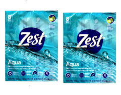 Zest Aqua Bar Soap pack shot with 16 bars for daily refreshing cleansing