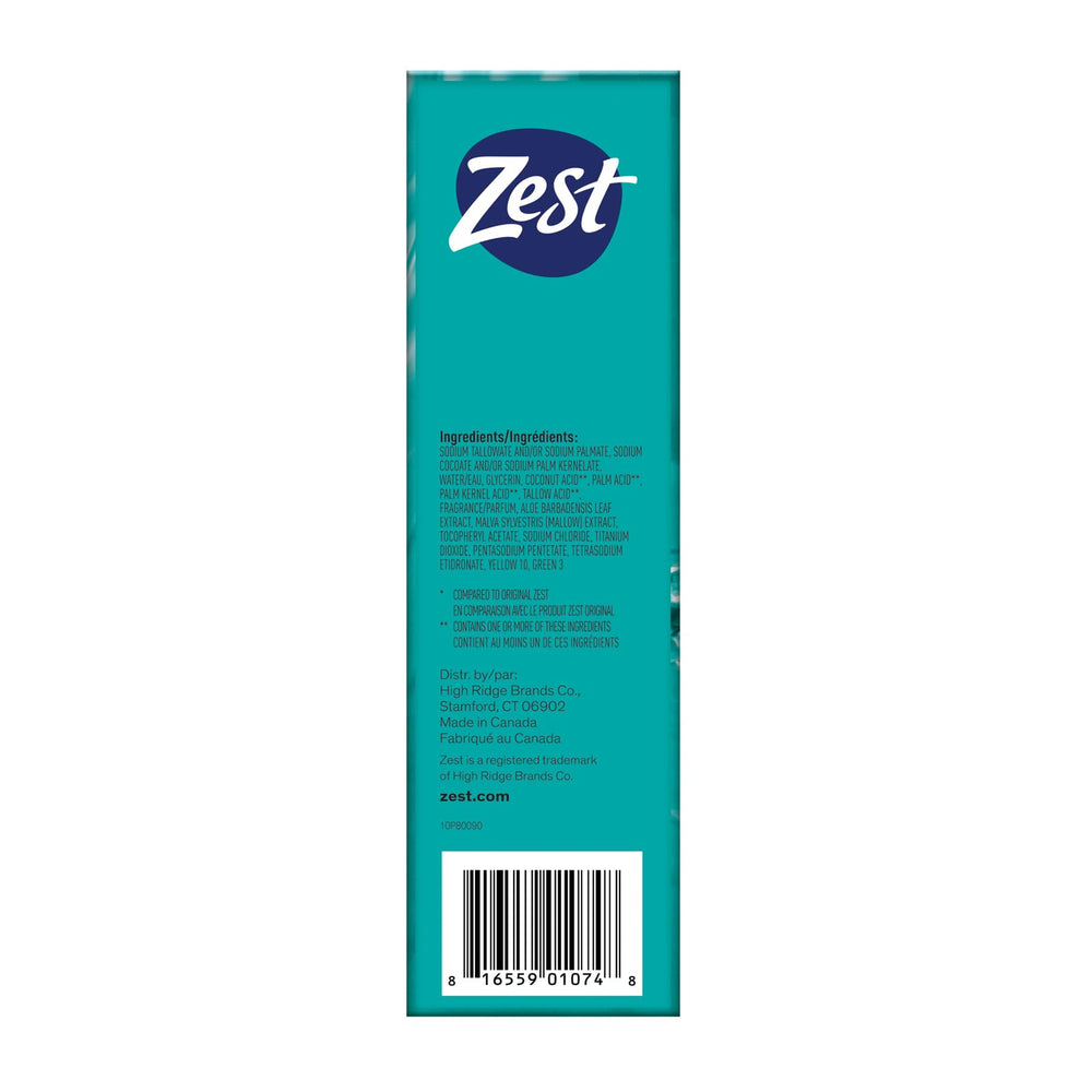 Zest Aqua bar soap suitable for all skin types and everyday care.