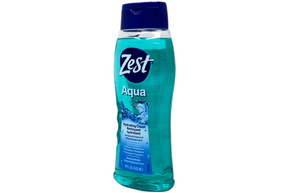 Zest Aqua 2-pack packaging dimensions for storage and gifting use
