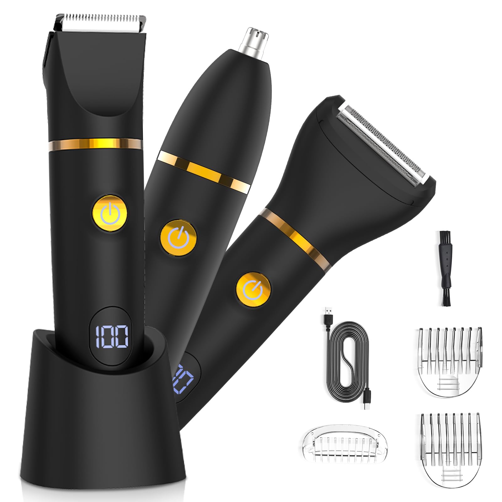 Zesuti Manscape 3in1 grooming kit shows versatility for body and facial trimming