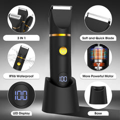 Zesuti ceramic blades closeup highlighting gentle shaving performance