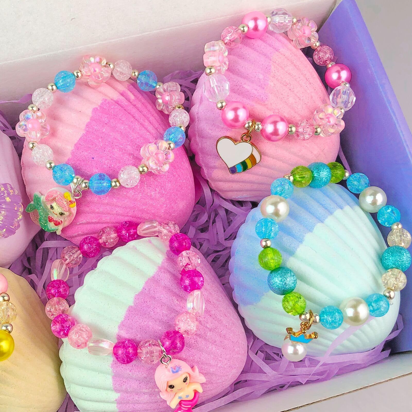 ZETONBNN Mermaid Bath Bomb gift set ideal for gifting girls