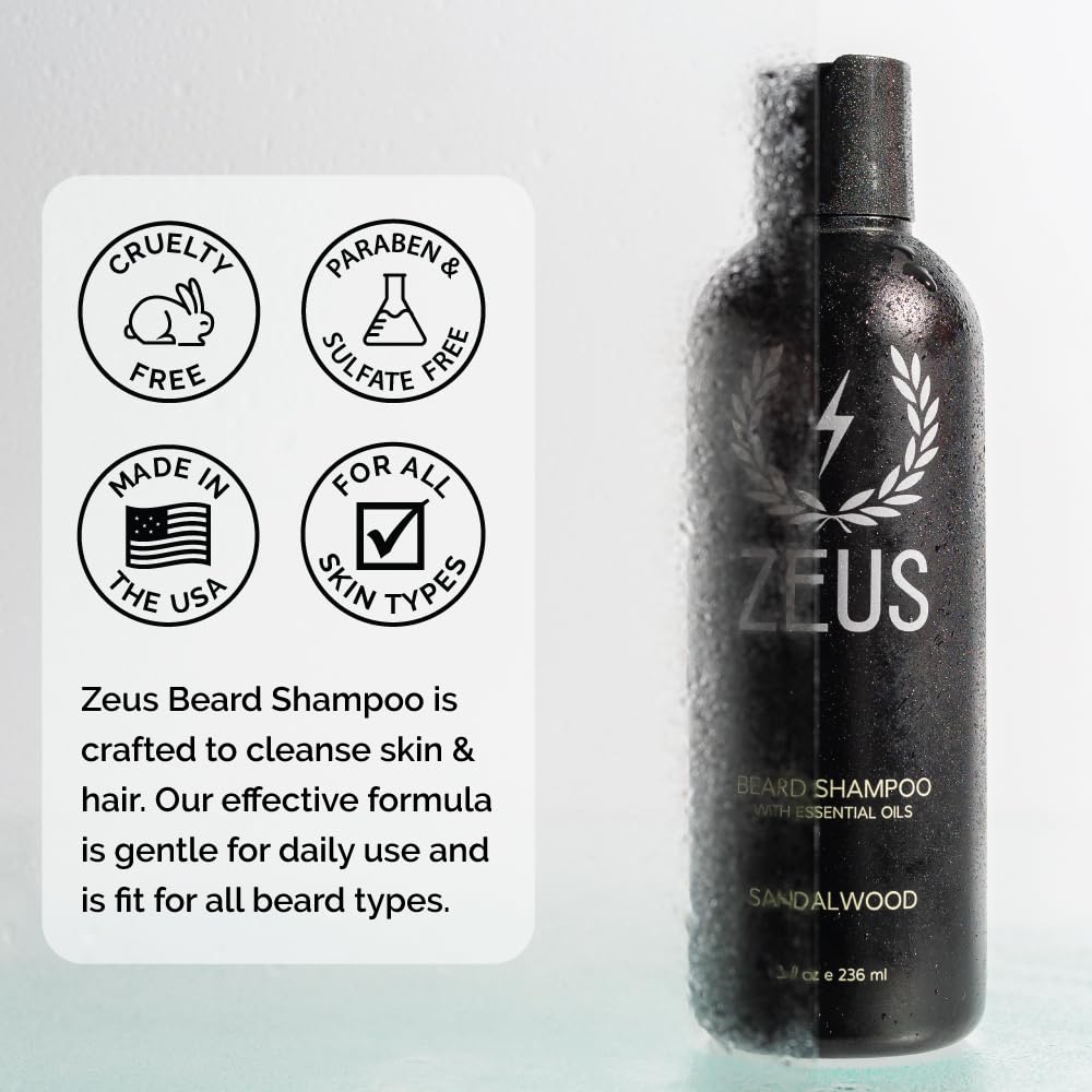 ZEUS Made in USA label highlights quality-crafted beard care