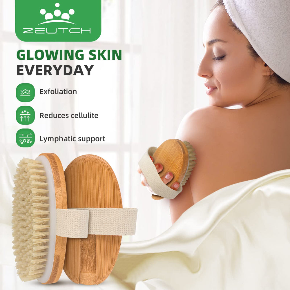 Zeutch face brush set shows soft fibers for gentle cleansing and makeup removal.