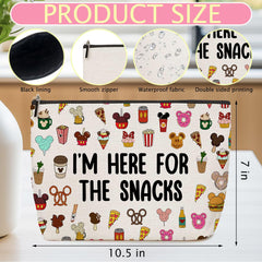 ZHAMEN makeup bag splash-resistant fabric protects items during travel.