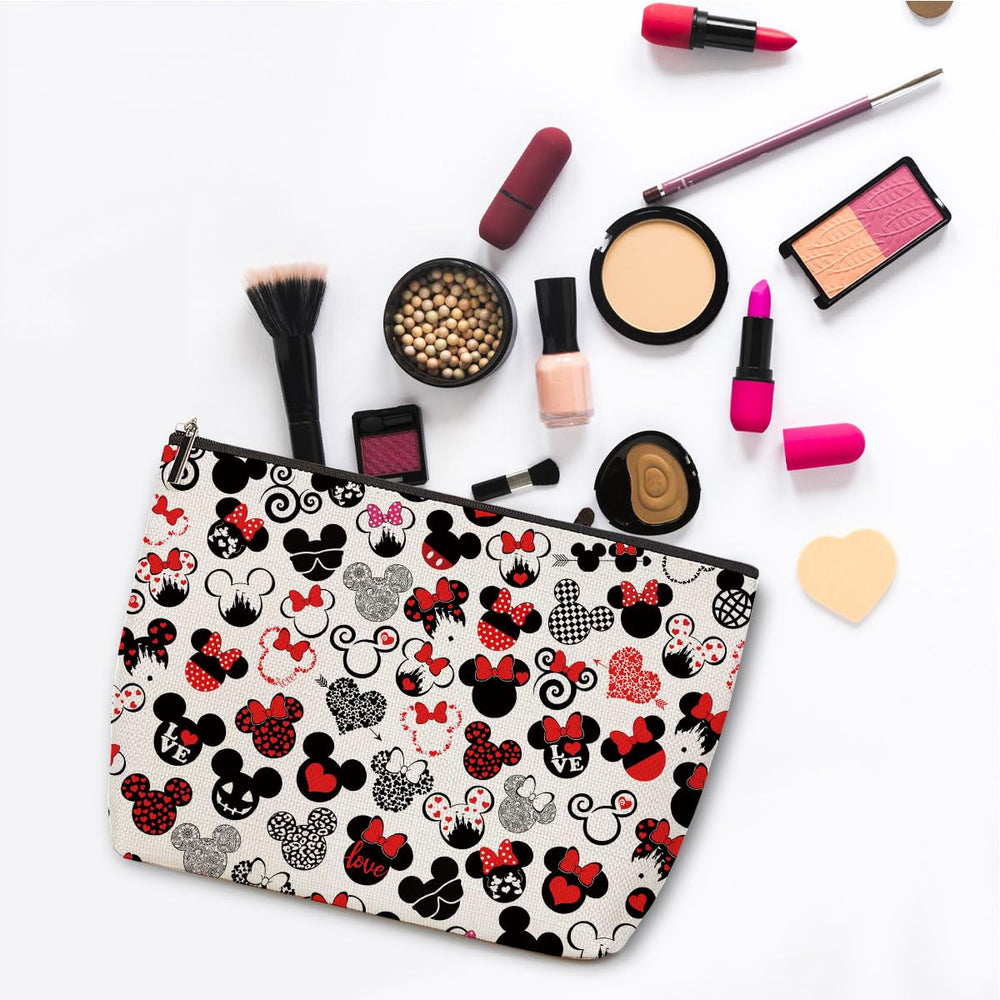 ZHAMEN makeup bag folded flat demonstrates space-saving design.