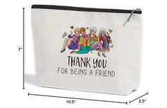 ZHAMEN N makeup bag side zipper demonstrates secure travel storage on the go.