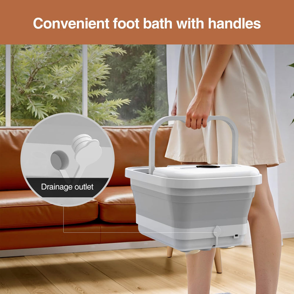 ZhanHao foot spa remote-start for quick spa sessions.