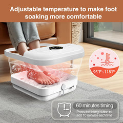 ZhanHao portable foot spa ideal for travel and camping.