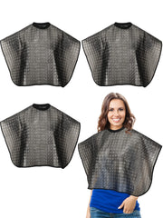 Zhanmai hair color cape showing waterproof material protecting clothes during dyeing