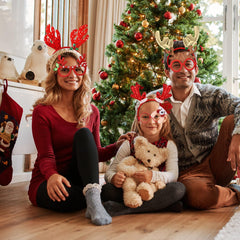 Zhehao Christmas headbands Christmas Tree design enhances party décor and group photos.