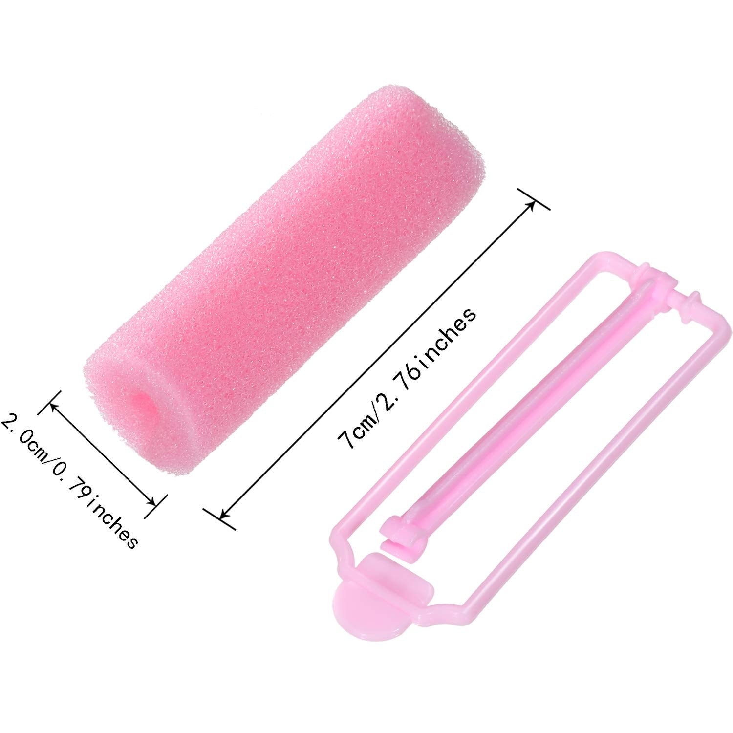 Zhehao sleeping-use pink roller visual promotes comfortable overnight curl sessions