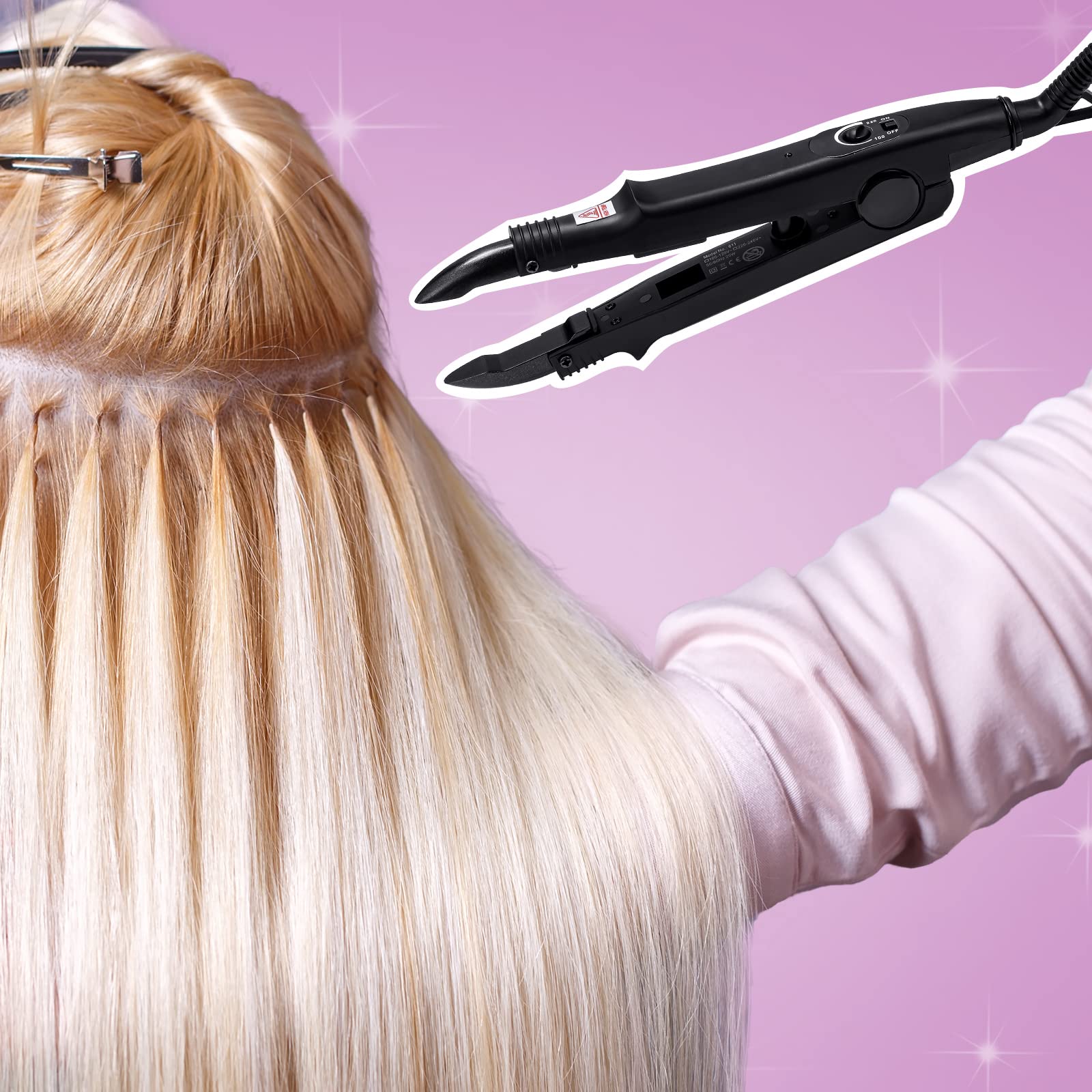 Zhehao US plug compatible hair extension tool ensures safe use with 110-120V power