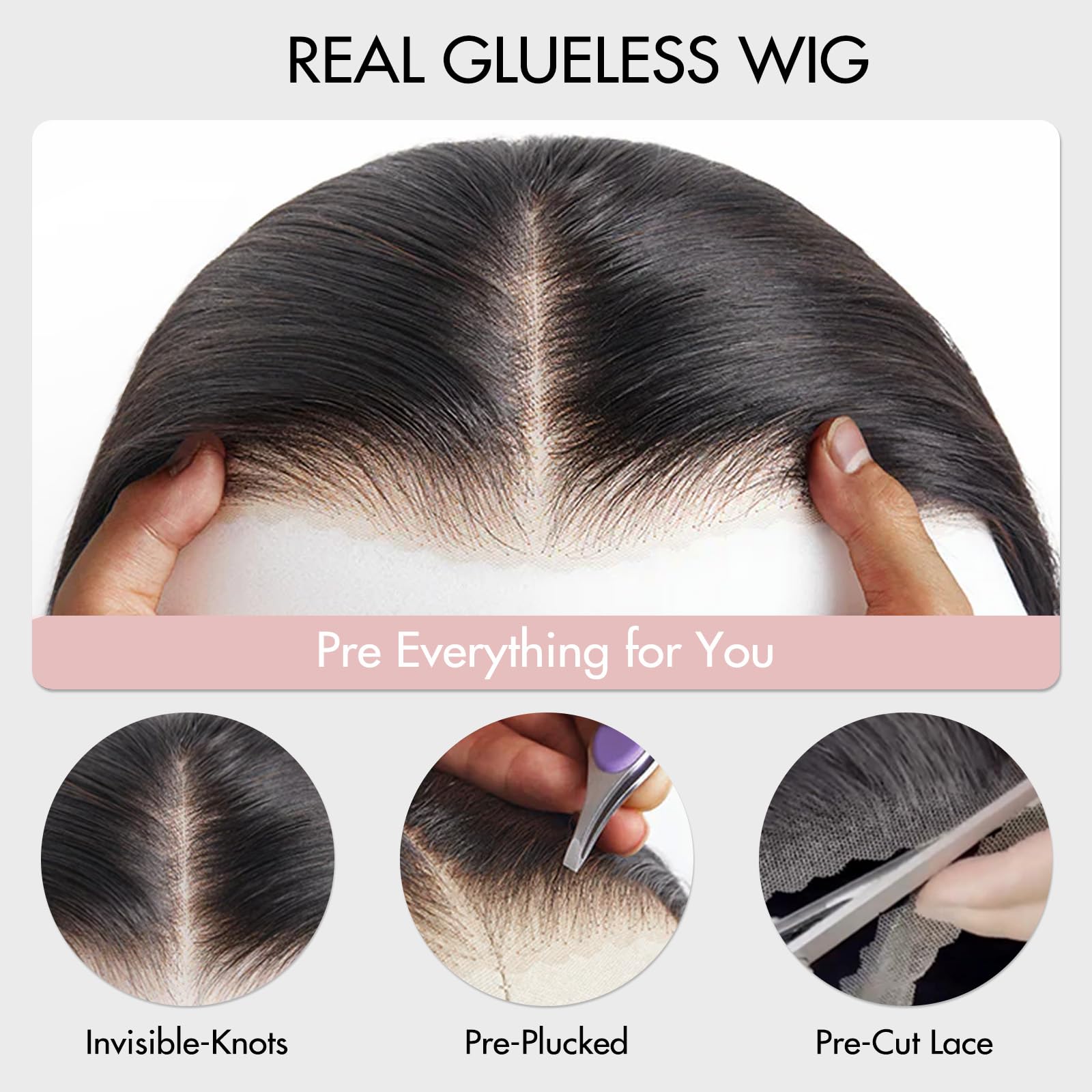 ZHENGON Bob wig adjustable strap fit for secure wear.