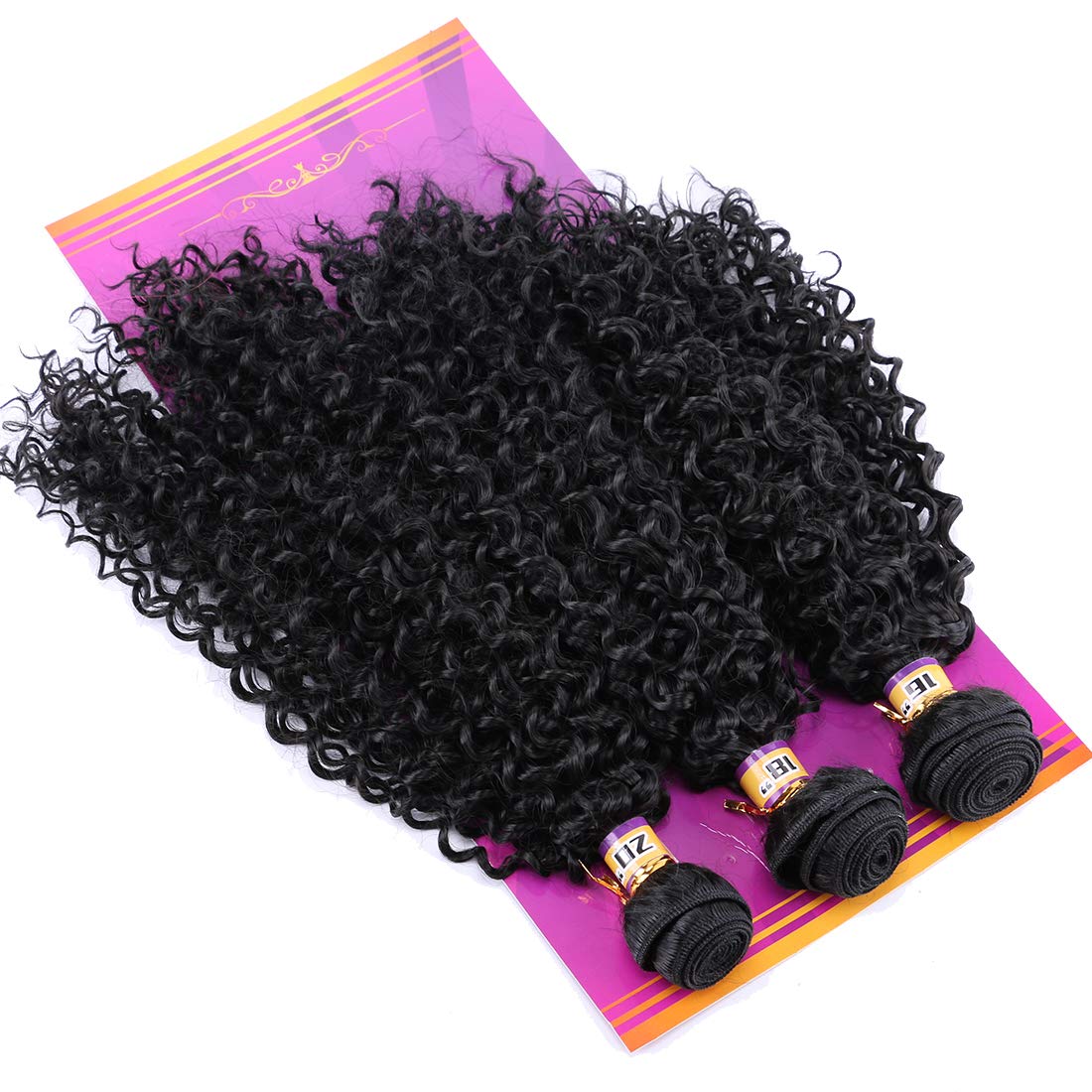 ZHENLISI heat-friendly fibers image shows styling up to 180°C for versatile looks.