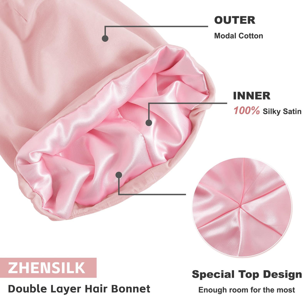 ZHENSILK adjustable buckle demonstrates secure night wear