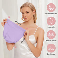 ZHENSILK bonnet close-up shows soft modal cotton outer fabric