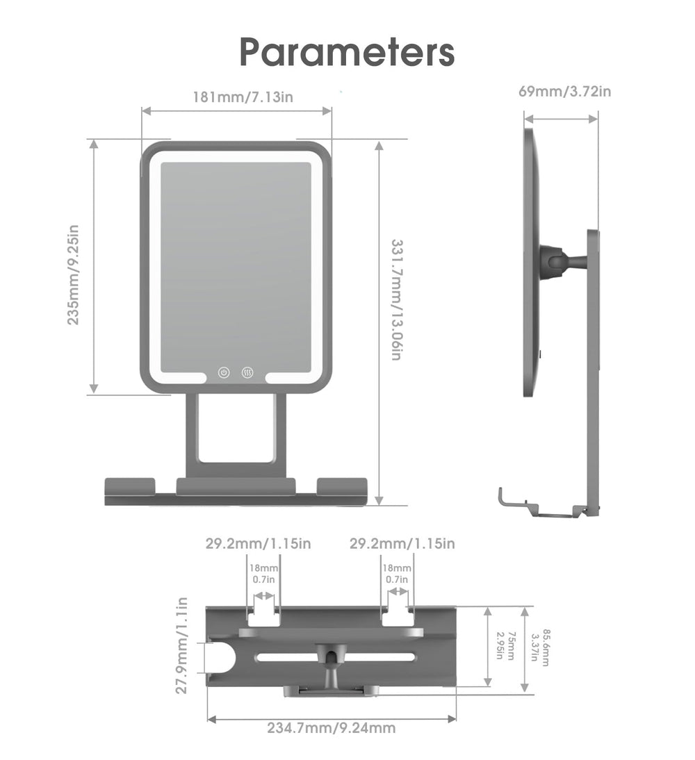 ZHENYEMEI adhesive wall mount installs without drilling and stays secure