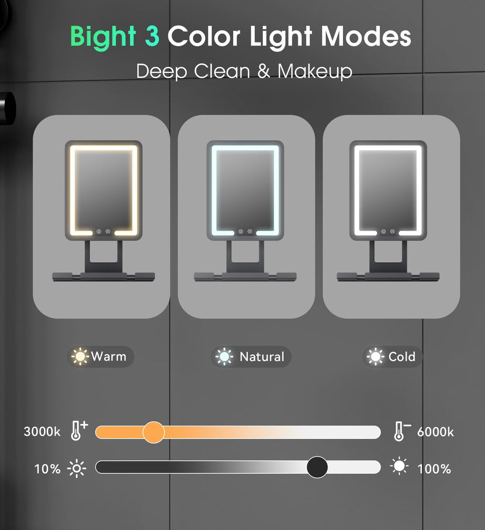 ZHENYEMEI lighting range from 3500K to 7000K with dimming for grooming precision