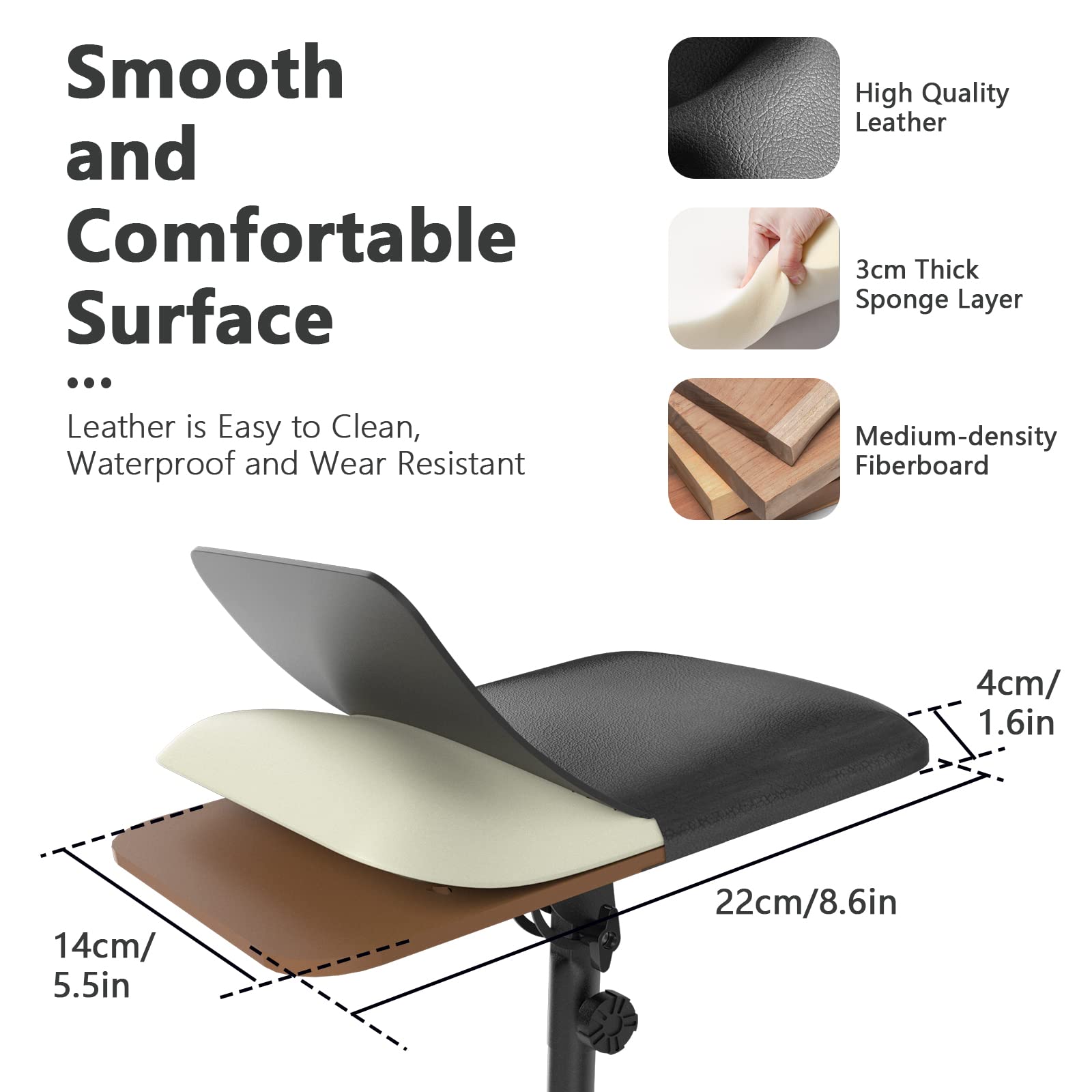ZHOOGE tattoo armrest stand tray keeps tools within reach