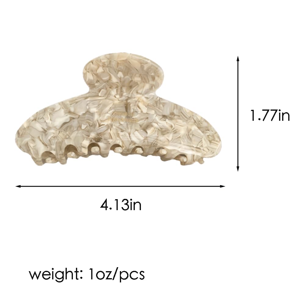 ZHOUMEIWENSP caramel color hair clip worn for everyday styling with subtle shine.