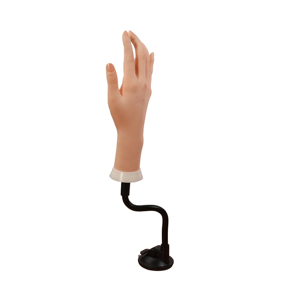 ZhuoYi realistic hand helps visualize nail art from multiple angles
