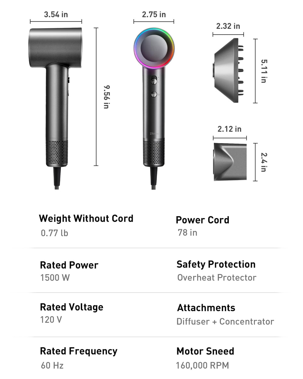 Zibtes warranty and support graphic communicates one-year coverage and reliable service.