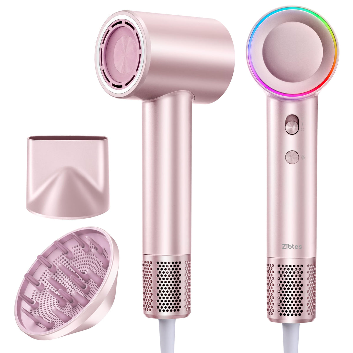 Zibtes high-speed hair dryer motor delivers ultra-fast drying for busy mornings