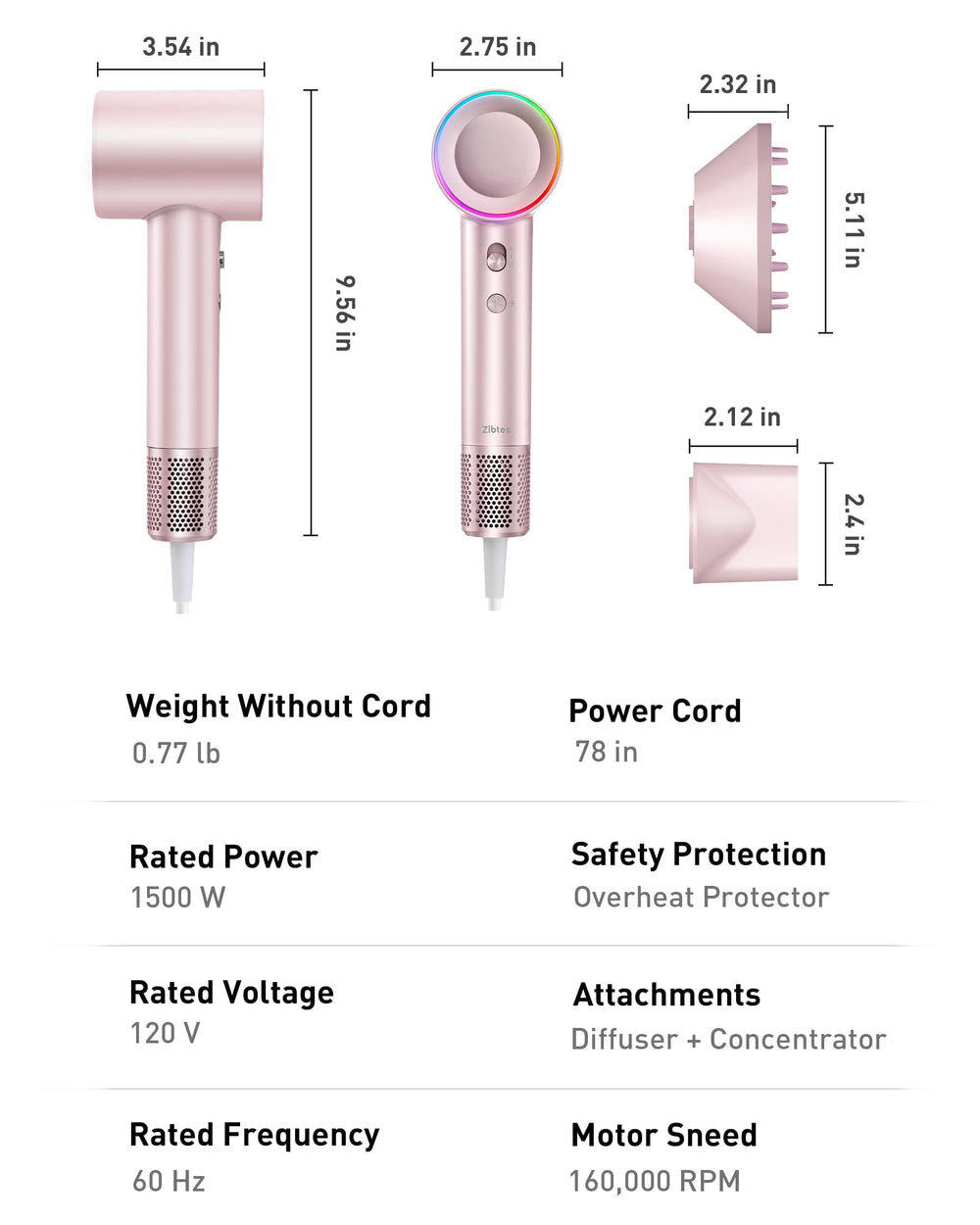 Zibtes rose-gold finish adds stylish aesthetic to vanity