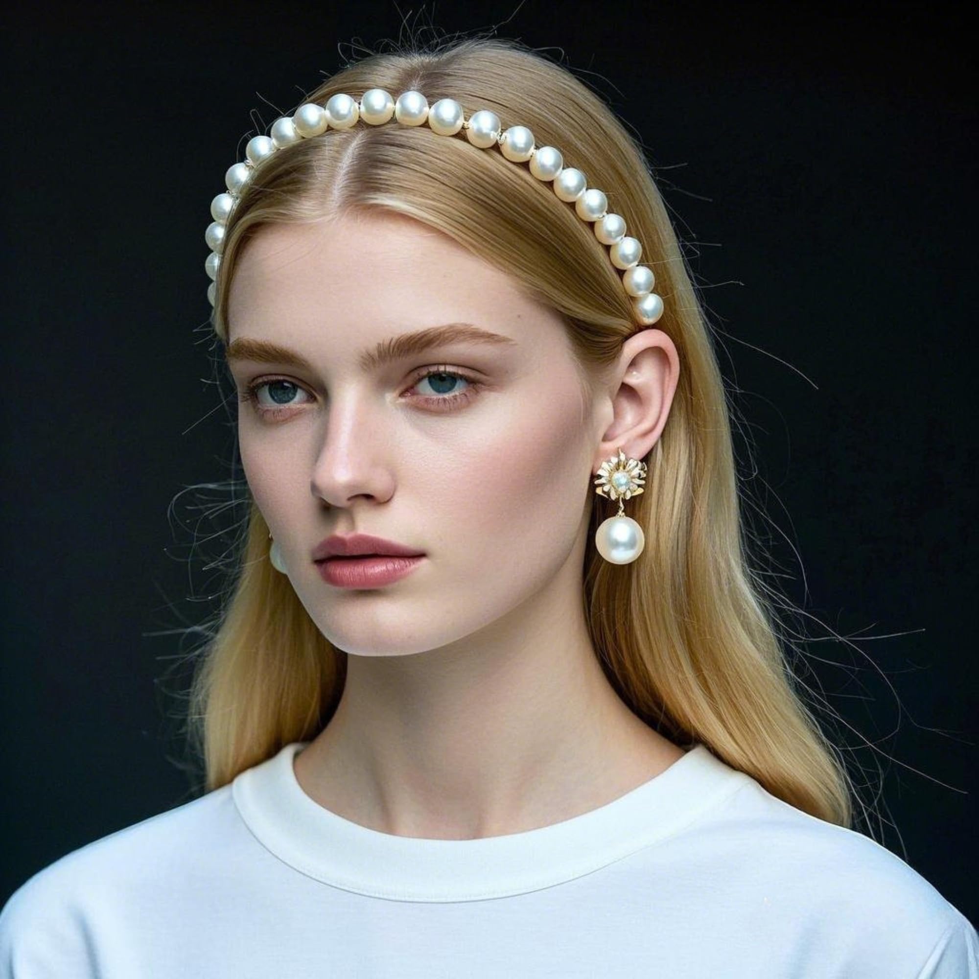 Zifengcer metal headbands edge glam adds subtle shine without slipping
