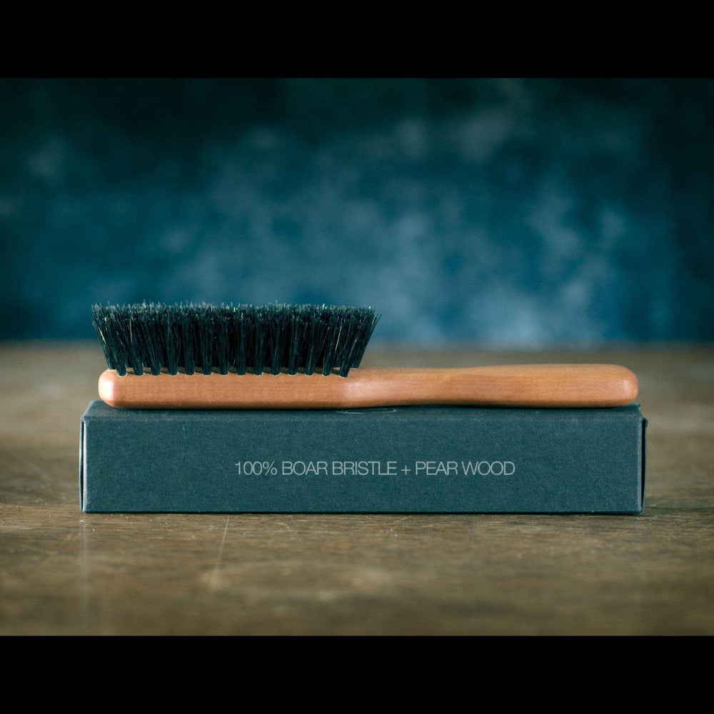 ZilberHaar beard brush included in a full beard kit for care.