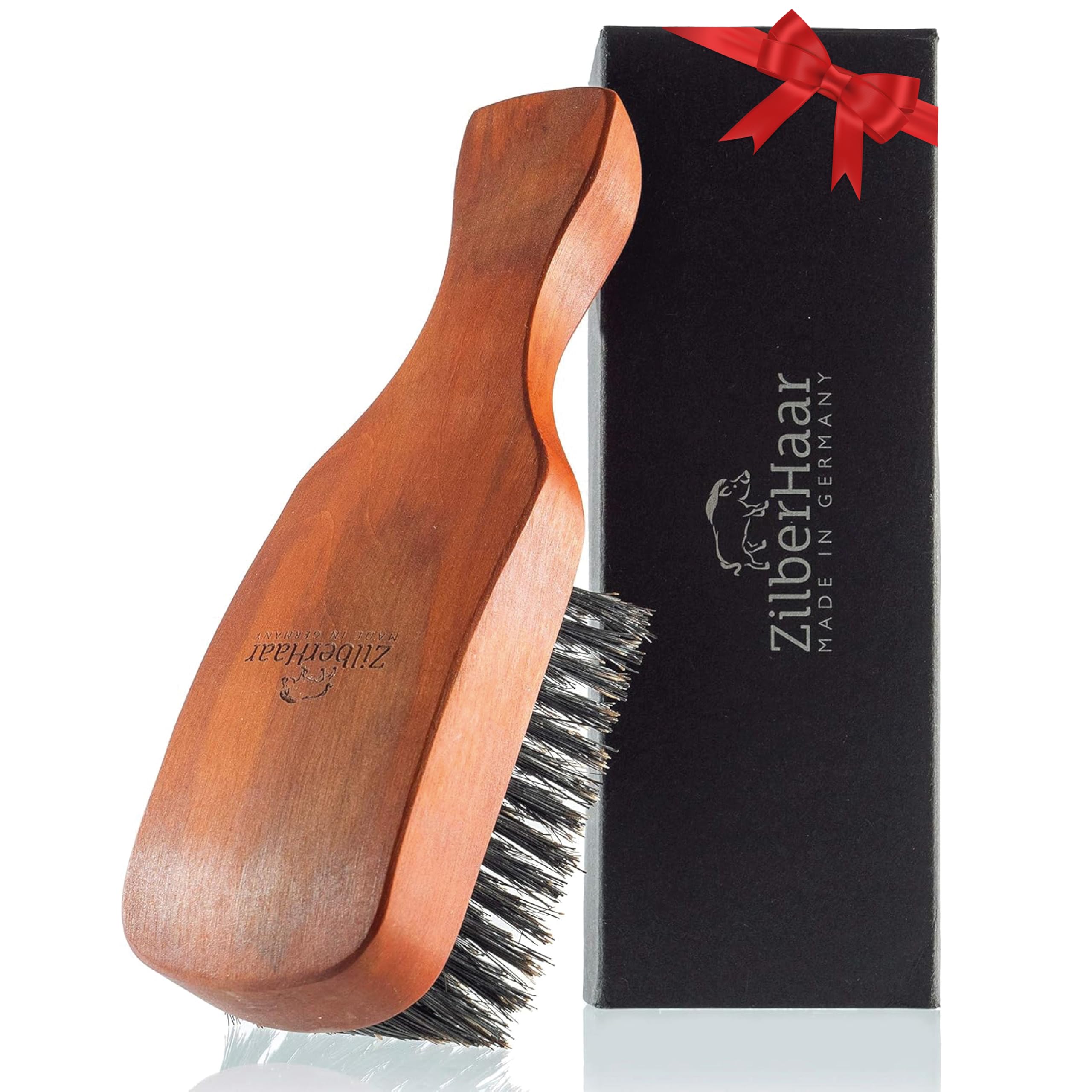 ZilberHaar Major hair-beard brush—Europe-made, premium grooming for beard and hair.