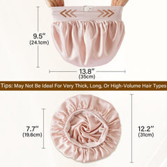 ZIMASILK OEKO-TEX certified silk bonnet label emphasizing safety and purity.