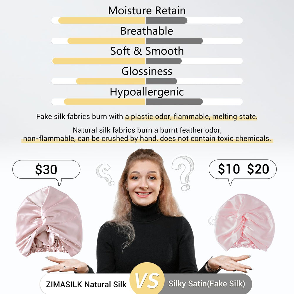 ZIMASILK adjustable elastic band demonstrates secure, comfortable fit during rest