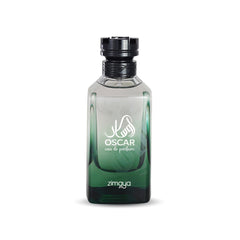 Zimaya Oscar for Men bottle-front showcases bold masculine presence for evening wear.