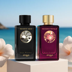 Zimaya Reverie Petals Pour Femme dry-down image suggests warmth from musk and amber.