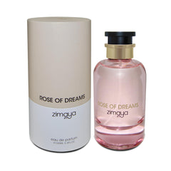 Zimaya Rose of Dreams Pour Femme amber-cedar base highlighting warmth and longevity.