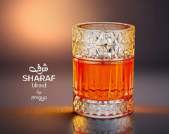 Zimaya Sharaf Blend middle notes orange blossom birch amber warmth